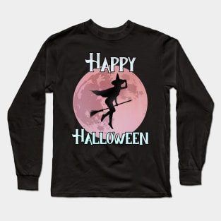 Happy Halloween - The Flying Witch Long Sleeve T-Shirt